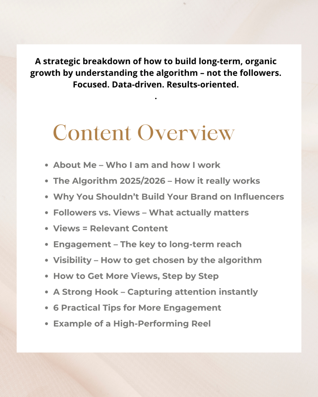 The Algorithm Blueprint — How to Get Reach Without Ads or Influencers